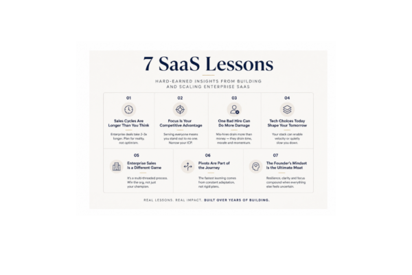 7 SaaS Lessons Every Founder Learns the Hard Way