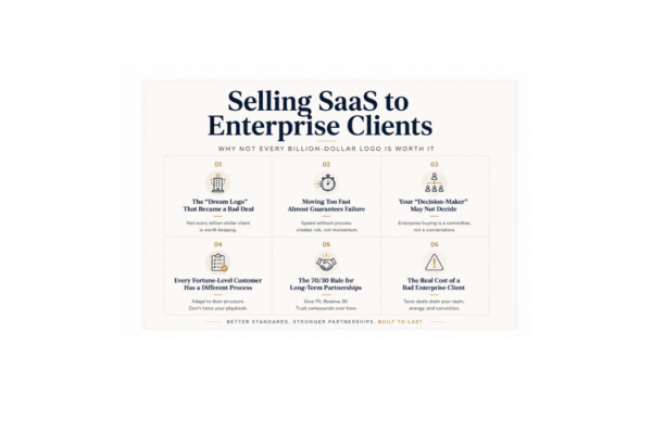 Selling SaaS to Enterprise Clients: What Founders Get Wrong