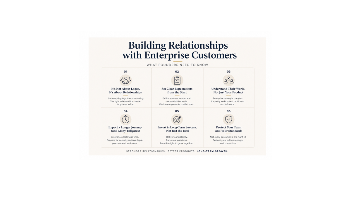 Enterprise Customer Relationships: Lessons for Founders